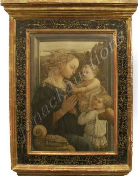 Holy Family Oil Painting by Filippo Lippi