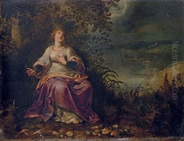 An Allegory Of Water Oil Painting by Pieter Lisaert III