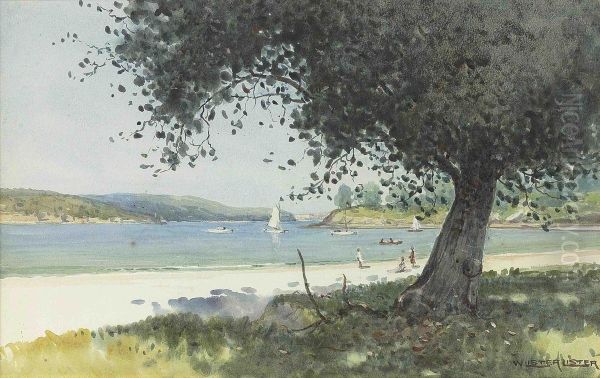 Balmoral Beach Oil Painting by William Lister Lister