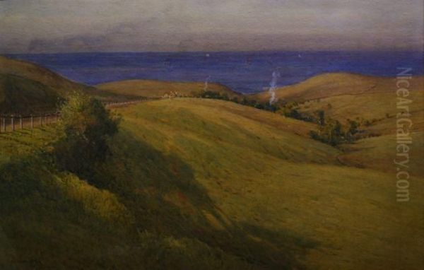 Kiama (afternoonshadows) Oil Painting by William Lister Lister