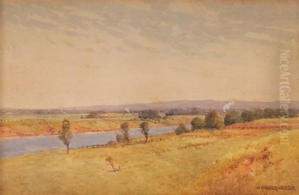 Nepean River Oil Painting by William Lister Lister