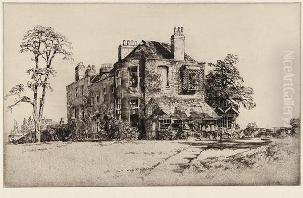 Some Etchings Of Poynters Hall Oil Painting by Sydney Mackenzie Litten