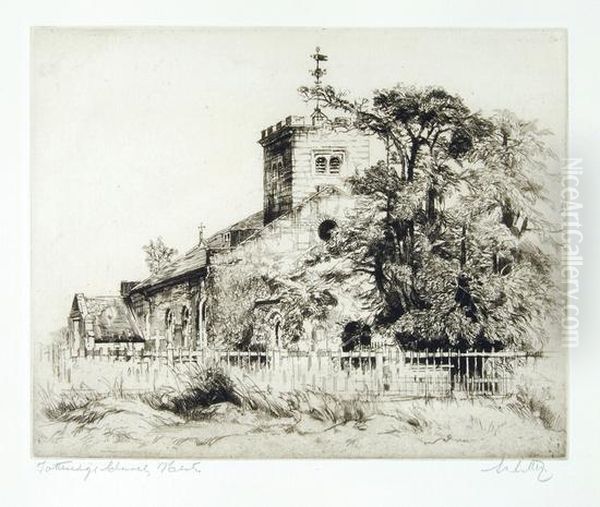 Some Etchings Of Poynters Hall Oil Painting by Sydney Mackenzie Litten