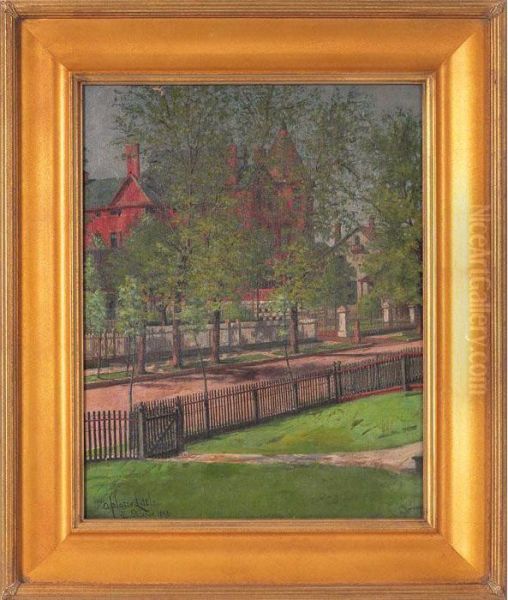 E. St. Louis Oil Painting by A. Platte Little