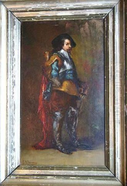 Mousquetaire. Oil Painting by Jose San Bartolome Llaneces