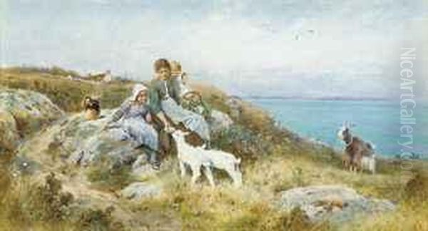 The Two Families, Sark Oil Painting by Thomas Lloyd