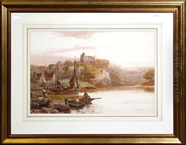 Fishing Port Oil Painting by Walker Stuart Lloyd