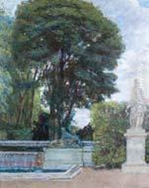 Versailles - Vue Du Parc by Maurice Lobre