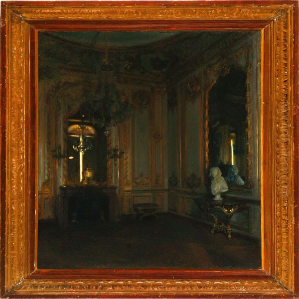 A Palace Interior by Maurice Lobre