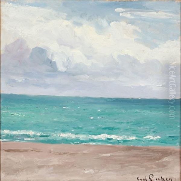 Skagen Sonderstrand. Maj Oil Painting by Carl Locher