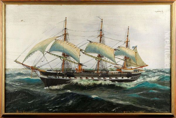 Vanadis Oil Painting by Carl Henrik Lofgren