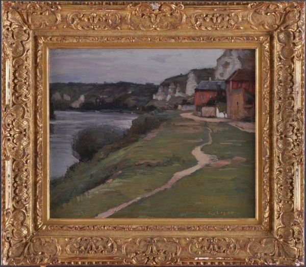 Brittany Village Oil Painting by Robert Henry Logan