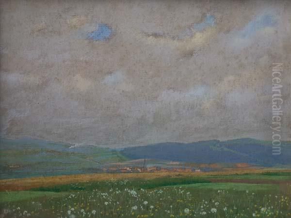 Paisaje De Campo Oil Painting by Alfred Loges