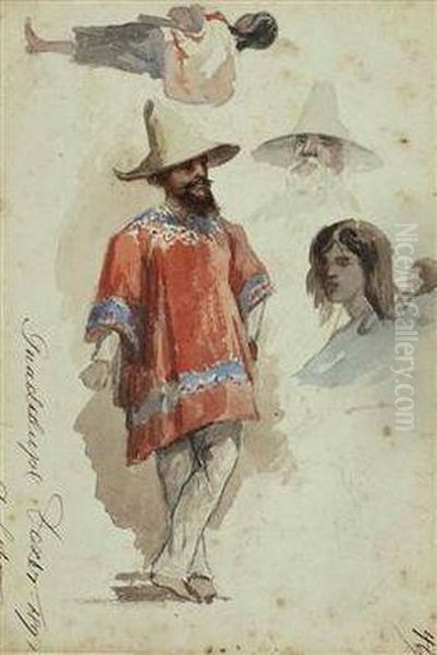 Gaucho Oil Painting by August Lohr