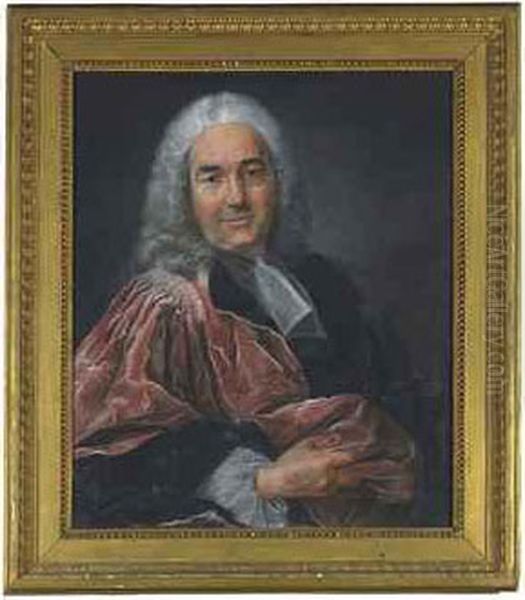 Portrait Of A Magistrate Oil Painting by Alexis Iii Loir