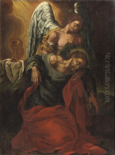 Christ The Man Of Sorrows Oil Painting by Jacob Lois