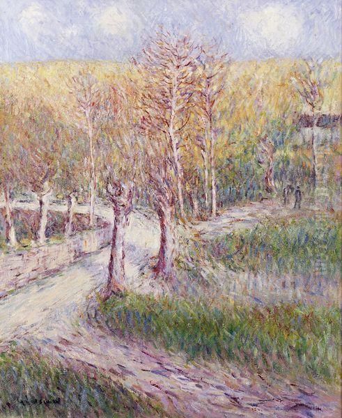 L'allee Aux Arbres Oil Painting by Gustave Loiseau