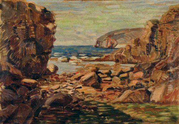 Untitled Oil Painting by Emil Artur Longen-Pittermann