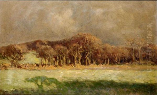 The Edge Of The Wood Oil Painting by Joseph Longhurst