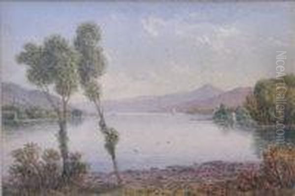 Coniston Lake Oil Painting by William Taylor Longmire