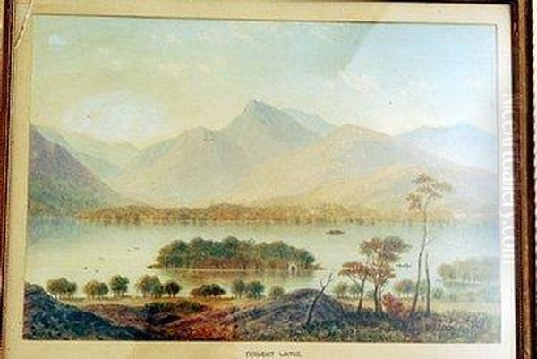 Dewent Water Oil Painting by William Taylor Longmire