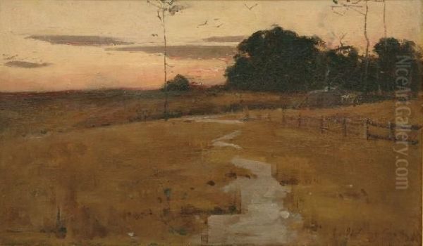 Twilight Oil Painting by John Campbell Longstaff