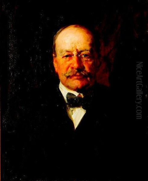 Portrait Of Michael Stirling Grant 1923 Oil Painting by John Campbell Longstaff