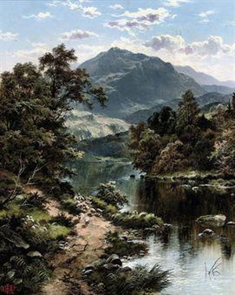 Loch Lomond Oil Painting by Edgar Longstaffe