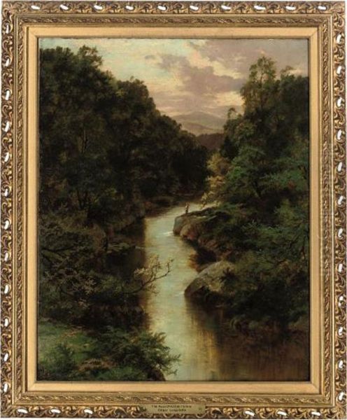 The Pass At Killiecrankie Oil Painting by Edgar Longstaffe