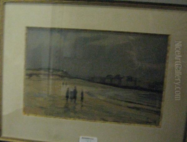 Paysage De Larmor Oil Painting by Charles Longueville