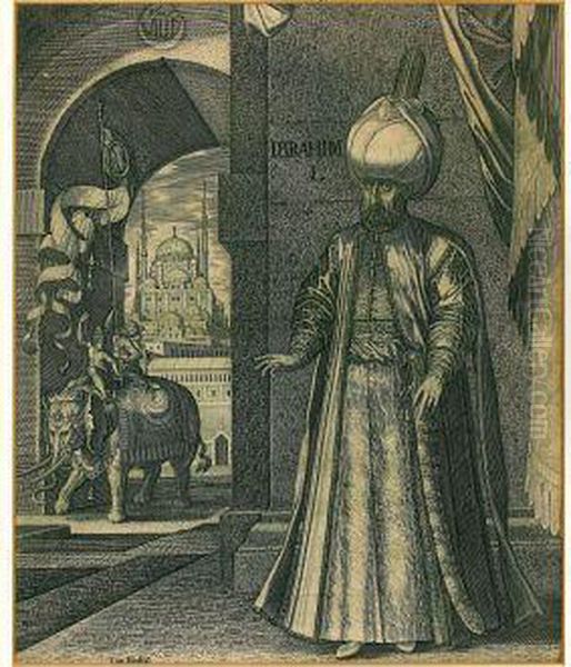 Suleiman Ii. Oil Painting by Melchior Lorick Lorch