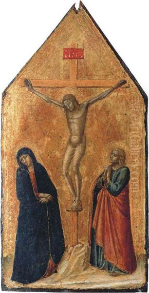 The Crucifixion Oil Painting by Pietro Lorenzetti