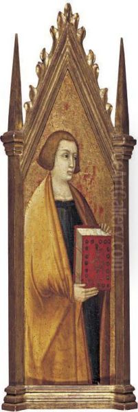 St. John The Evangelist Oil Painting by Pietro Lorenzetti