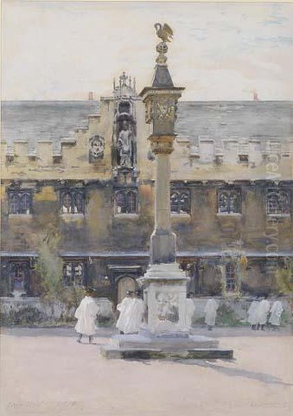 Corpus Christi College Oil Painting by John Henry Lorimer