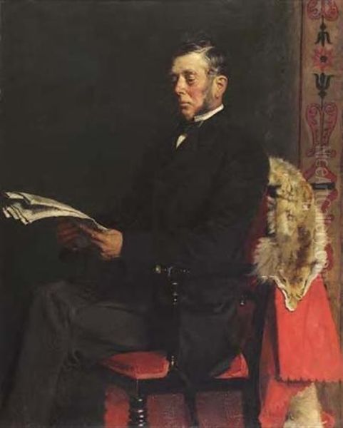 Portrait Of James Gillespie Oil Painting by John Henry Lorimer