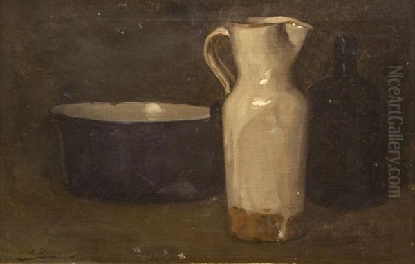 Bodegon De Ceramica Oil Painting by Manuel Losada