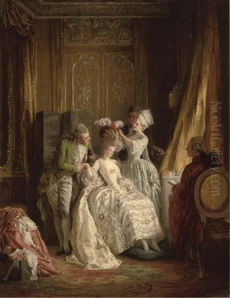 Marie Antoinette Oil Painting by Heinrich Lossow