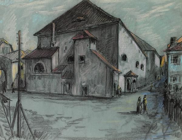 Nikolsburg, Moravia Oil Painting by Georgui Loukomski