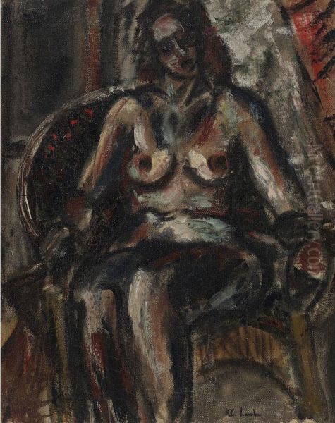 Nude Oil Painting by Kenneth Loveless