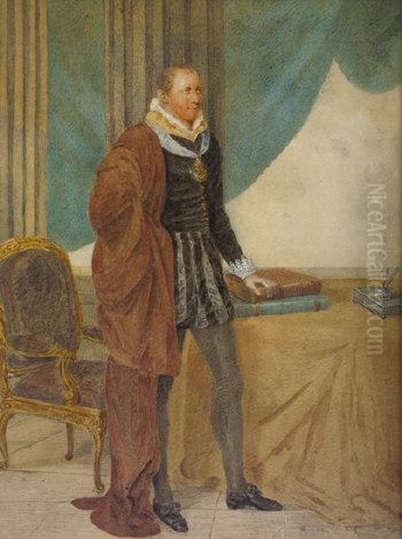 The Duke Of Leinster Oil Painting by Samuel Lover