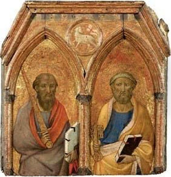 San Paolo E San Pietro Oil Painting by Luca Di Tomme