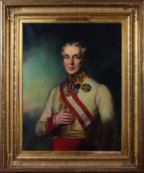 Portrait D'arthur Wellesley, 1er Duc De Wellington Oil Painting by John Lucas