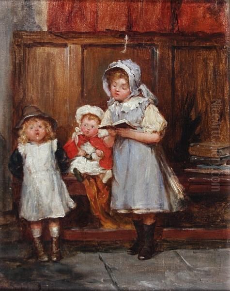 We Are But Little Children Weak, Nor Born Toany High Estate Oil Painting by Marie Ellen Seymour Lucas