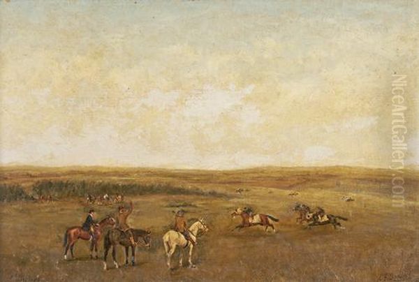 A Trial On The Heath Oil Painting by Henry Frederick Lucas-Lucas