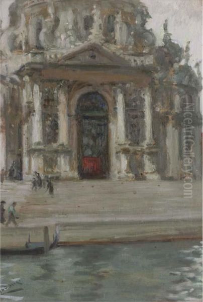 The Salute, Venice Oil Painting by Albert Ludovici