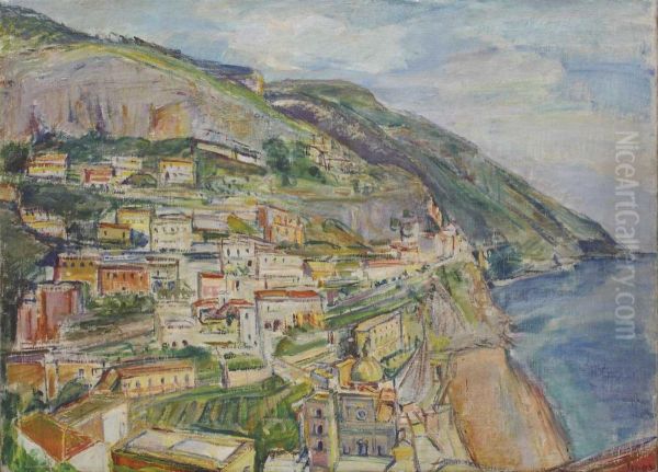 Landschaft Bei Positano, Italien Oil Painting by Jonas Ludwig