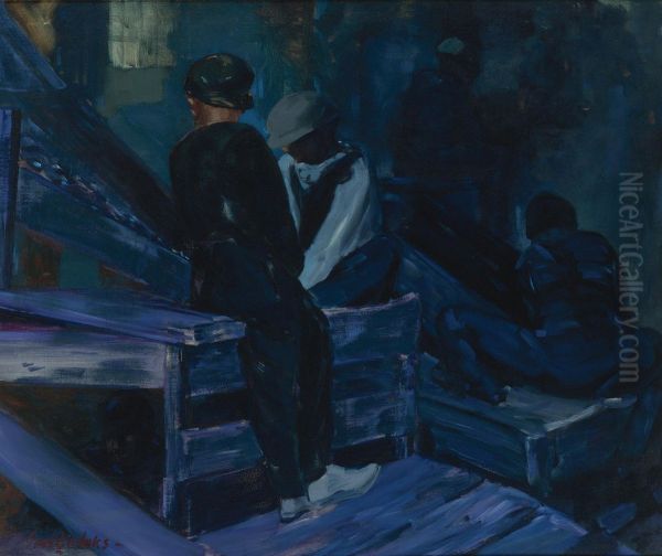 The Breaker Boys Oil Painting by George Luks