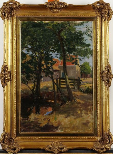 Motiv Franarild Oil Painting by Justus Lundegard