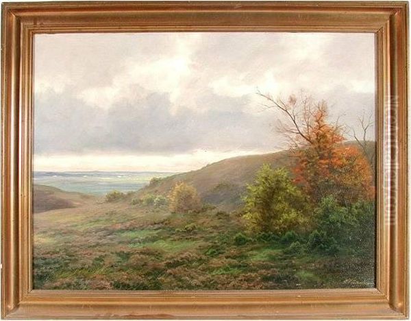 Landscape Oil Painting by K. E. Lundgreen