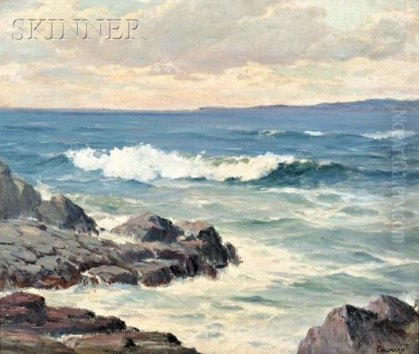 Clearing Sky - Lake Superior Oil Painting by Leon Lundmark